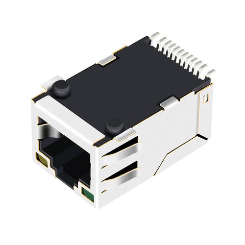 廠家直銷(xiāo) 貼片SMT型RJ45連接器 HR961160C —— 百兆單口網(wǎng)絡(luò)插座深度解析